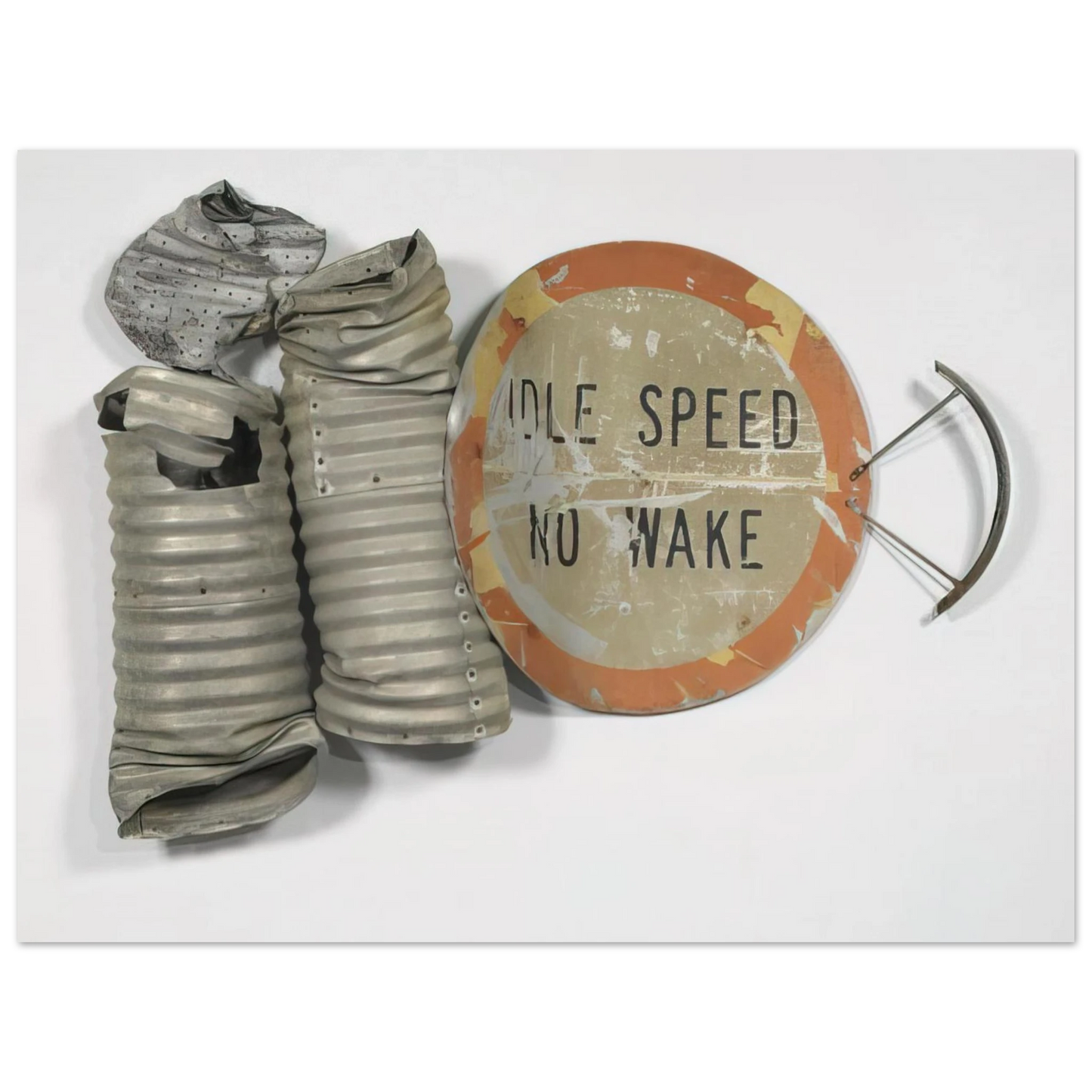 Robert Rauschenberg - NO WAKE GLUT 1986  75x100 cm / 30x40inches Fine Art Poster