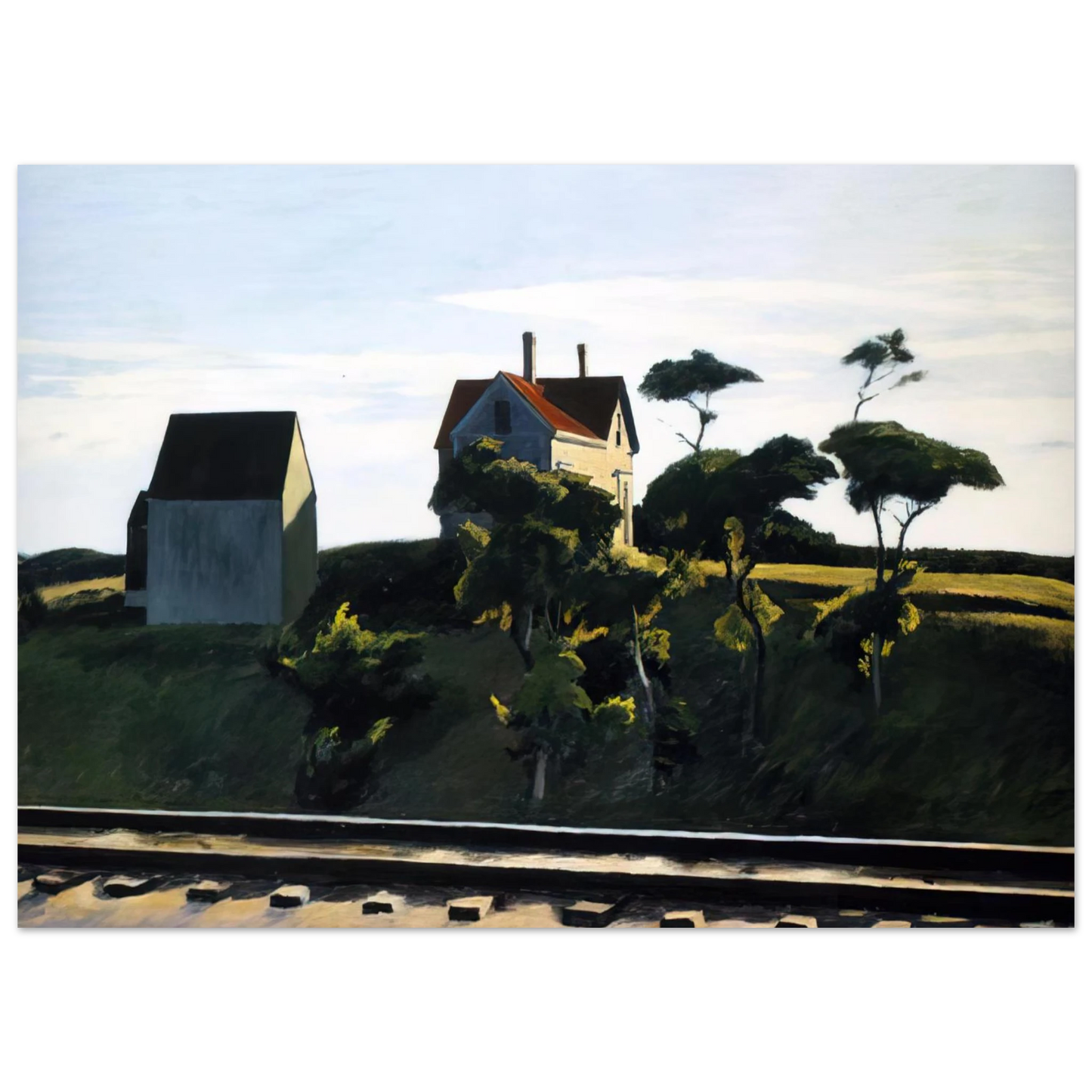 Edward Hopper - New York, New Haven and Hartford Fine Art Poster