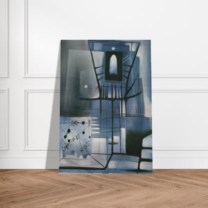 A Time for Fear - 1949 - Jimmy Ernst Brushed Aluminum Print - 70x100 cm / 28x40 inches | Jimmy Ernst Aluminum Print | Jimmy Ernst Prints