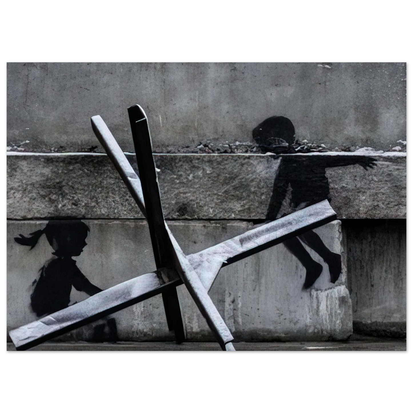Banksy - KYIV KHRESHCHYATYK 9 2022 Fine Art Poster