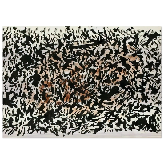 UNTITLED 1979 - Henri Michaux Brushed Aluminum Print - 70x100 cm / 28x40 inches | Henri Michaux Aluminum Print | Henri Michaux Prints