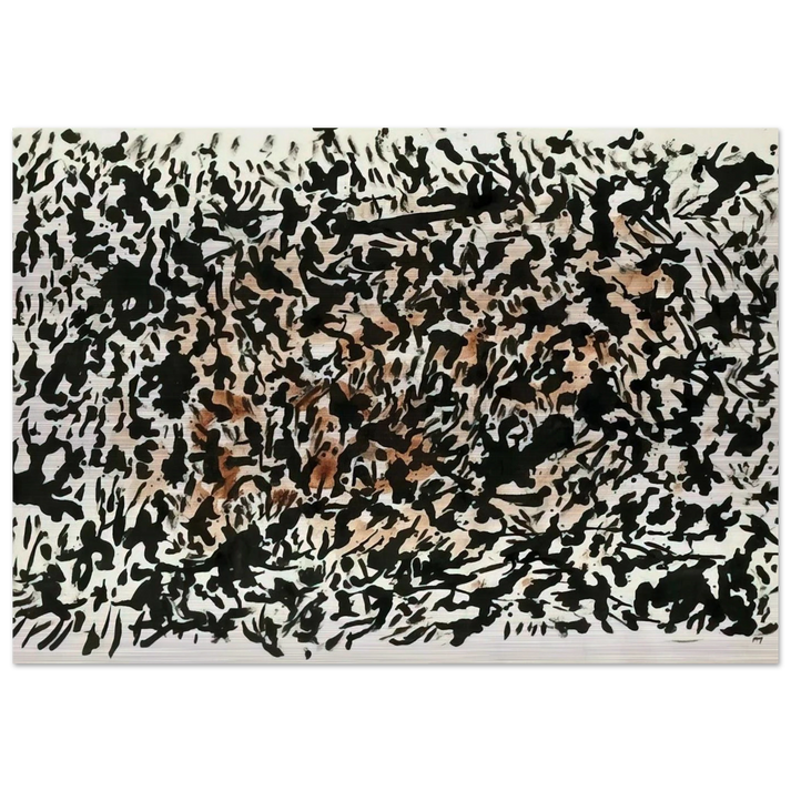 UNTITLED 1979 - Henri Michaux Brushed Aluminum Print - 70x100 cm / 28x40 inches | Henri Michaux Aluminum Print | Henri Michaux Prints