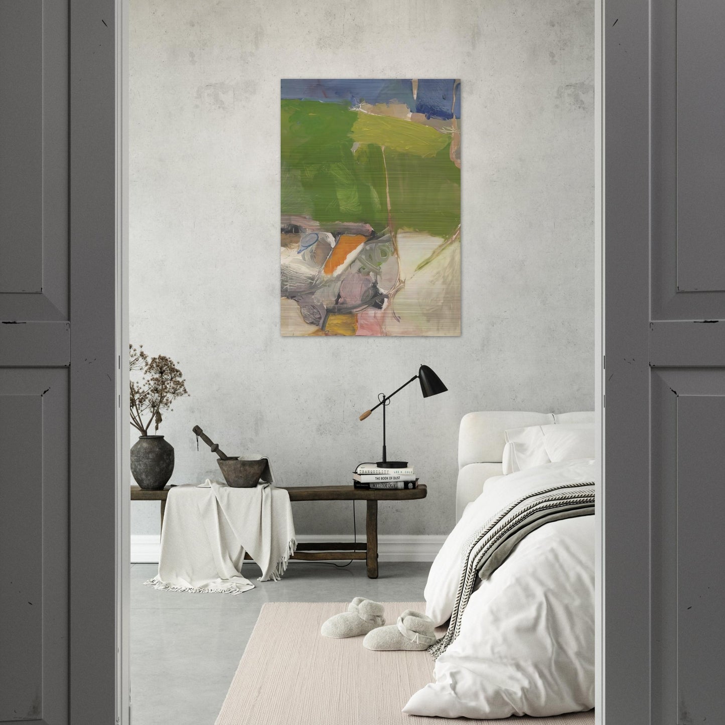 Berkeley #33 - Richard Diebenkorn Brushed Aluminum Print - 70x100 cm / 28x40 inches | Richard Diebenkorn Aluminum Print | Richard Diebenkorn Prints