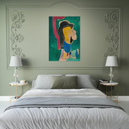 The Mannequin - Hans Hofmann Brushed Aluminum Print - 70x100 cm / 28x40 inches | Hans Hofmann Aluminum Print | Hans Hofmann Prints