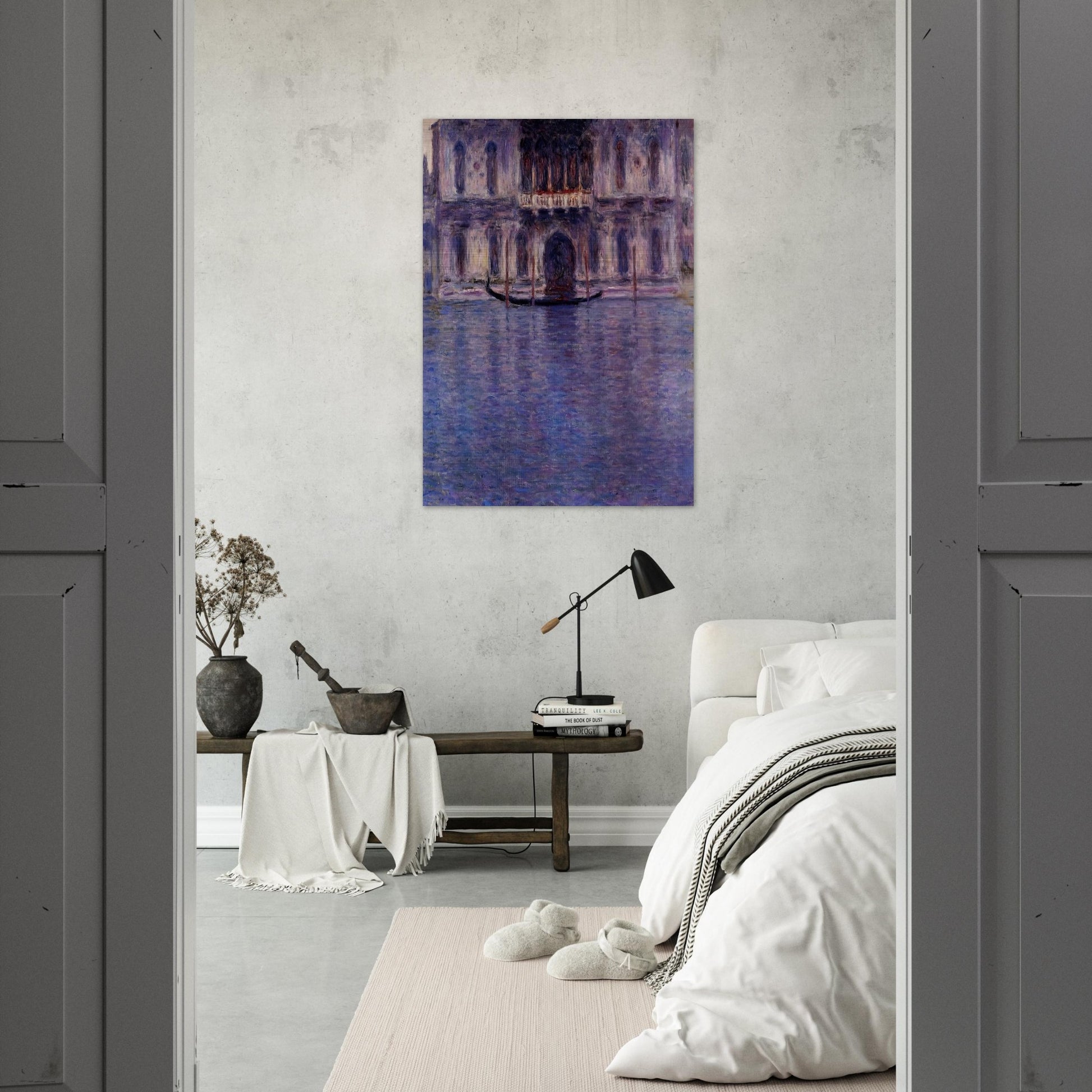 Palazzo Contarini 2 - claude monet Brushed Aluminum Print - 70x100 cm / 28x40 inches | claude monet Aluminum Print | claude monet Prints