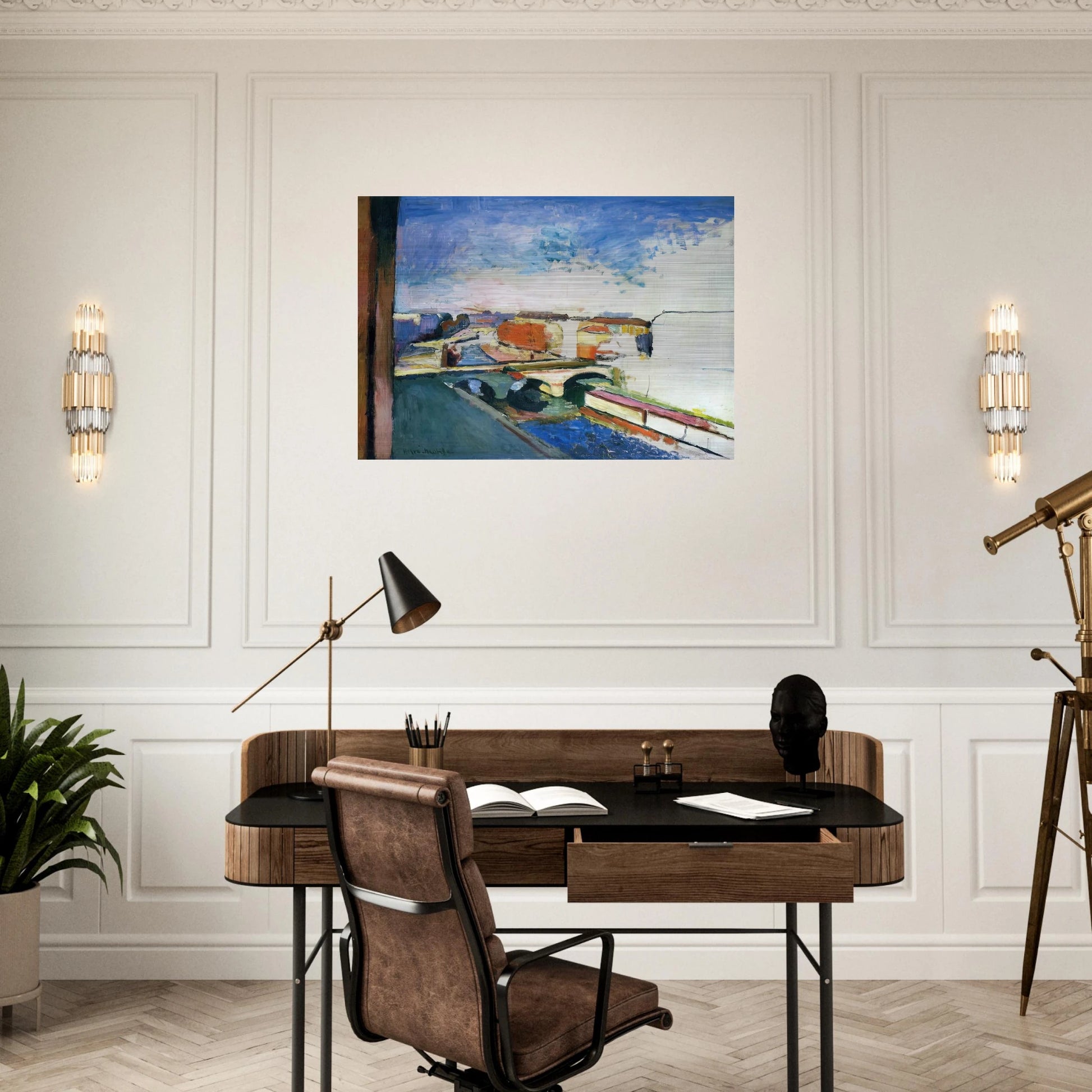 PONT SAINT MICHEL IN PARIS - Henri Matisse Brushed Aluminum Print - 70x100 cm / 28x40 inches | Henri Matisse Aluminum Print | Henri Matisse Prints