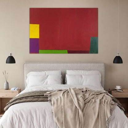 18.6.65 - 1965 - John Hoyland Art Prints - 100x150 cm / 40x60″ inches | John Hoyland Poster | John Hoyland Prints