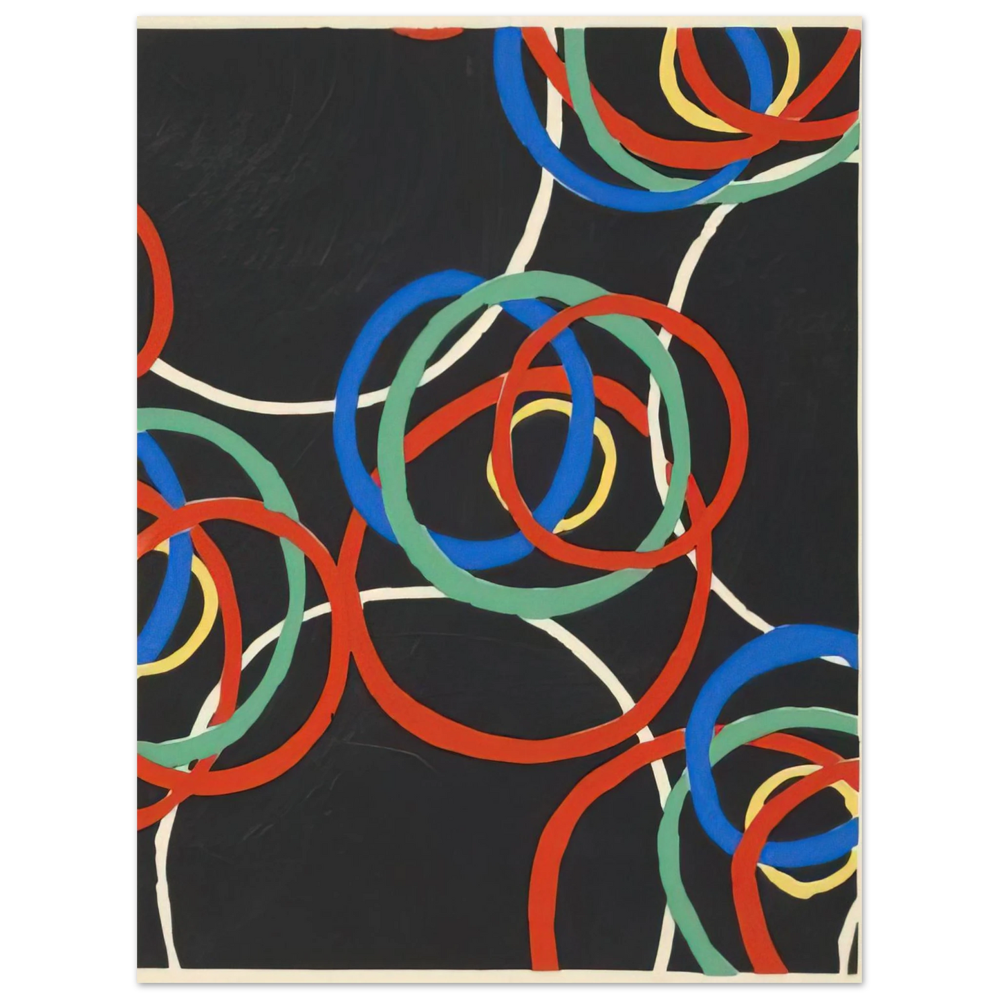 Sonia Delaunay - DESIGN  75x100 cm / 30x40inches Fine Art Poster