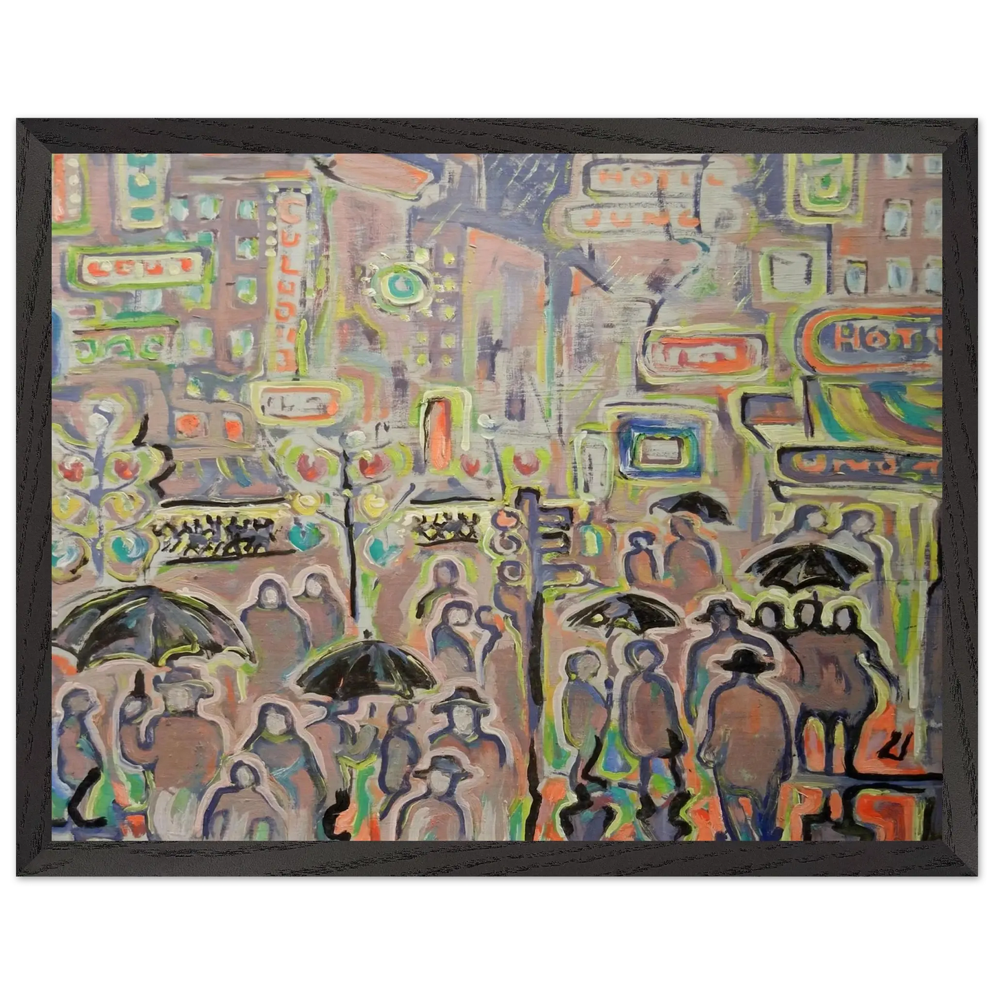 Walter Inglis Anderson - Walter Anderson Wall art - 13x18 cm / 5x7 inches - Premium Wooden Framed Poster With Fine Art Paper - Black frame