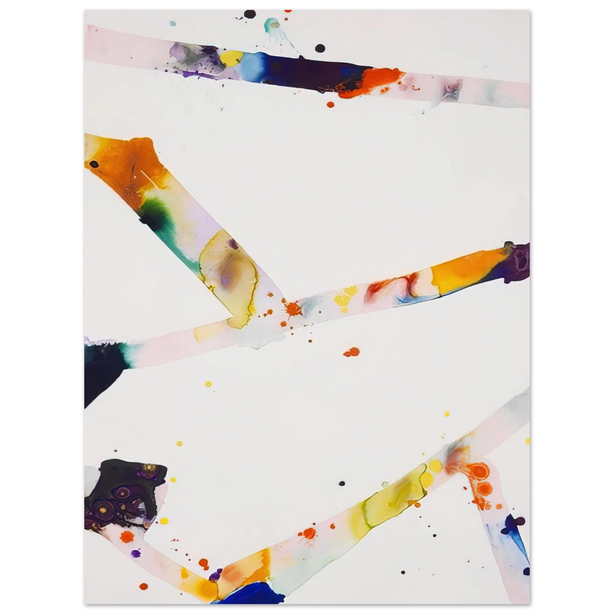 Sam Francis - From Tokyo #3  75x100 cm / 30x40inches Fine Art Poster
