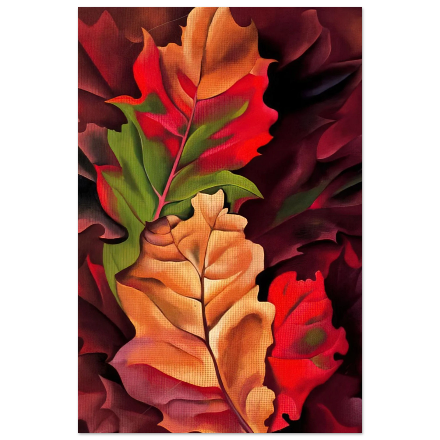 Georgia O'Keeffe - Autumn Leaves - Lake George, N.Y. Fine Art Poster