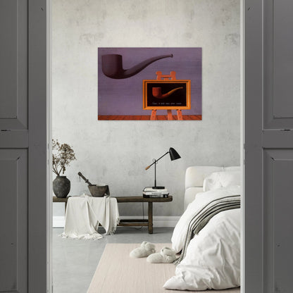 THE TWO MYSTERIES 1966 - Rene Magritte Brushed Aluminum Print - 70x100 cm / 28x40 inches | Rene Magritte Aluminum Print | Rene Magritte Prints
