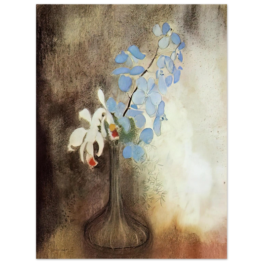 Odilon Redon - ORCHIDS  75x100 cm / 30x40inches Fine Art Poster