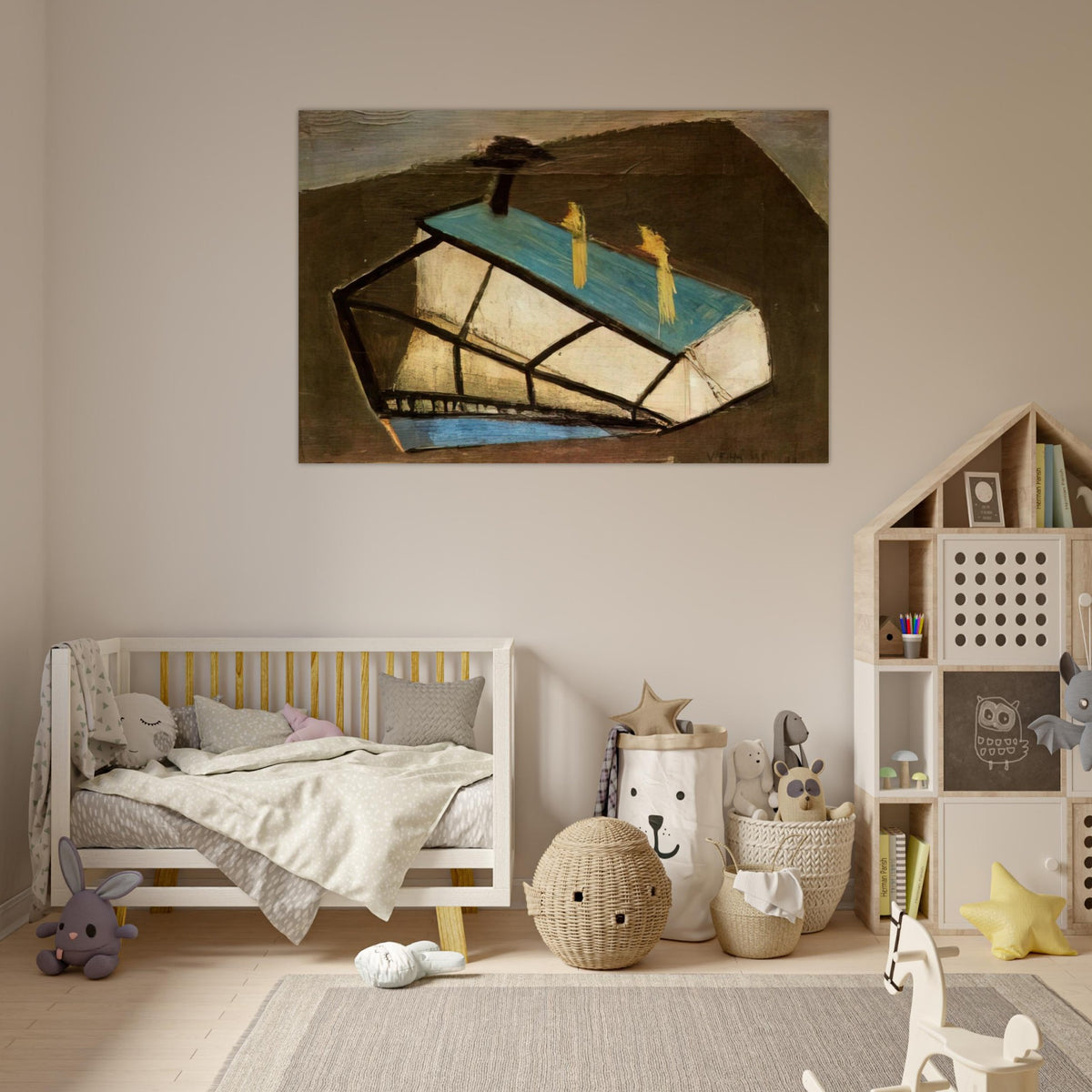 Cedar - 1932 - Maria Helena Vieira da Silva Art Prints - 100x150 cm / 40x60″ inches | Maria Helena Vieira da Silva Poster | Maria Helena Vieira da Silva Prints