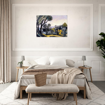 LANDSCAPE WITH OLIVE TREES 1918 - Henri Matisse Acrylic Print - 70x100 cm / 28x40″ inches