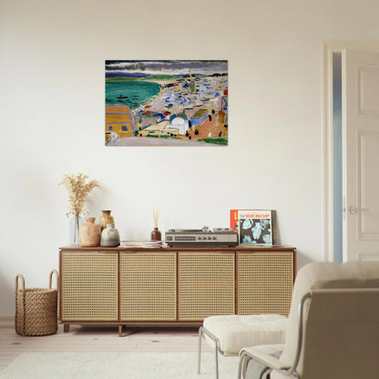 THE BAY OF TANGIER 1912 - Henri Matisse Brushed Aluminum Print - 70x100 cm / 28x40 inches | Henri Matisse Aluminum Print | Henri Matisse Prints