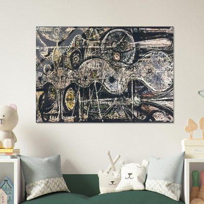 Undulation - 1942 - Richard Pousette-Dart Acrylic Print - 70x100 cm / 28x40″ inches | Richard Pousette-Dart Wall Art | Richard Pousette-Dart Prints