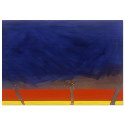 All Night - 1989 - Ronnie Landfield Brushed Aluminum Print - 70x100 cm / 28x40 inches | Ronnie Landfield Aluminum Print | Ronnie Landfield Prints