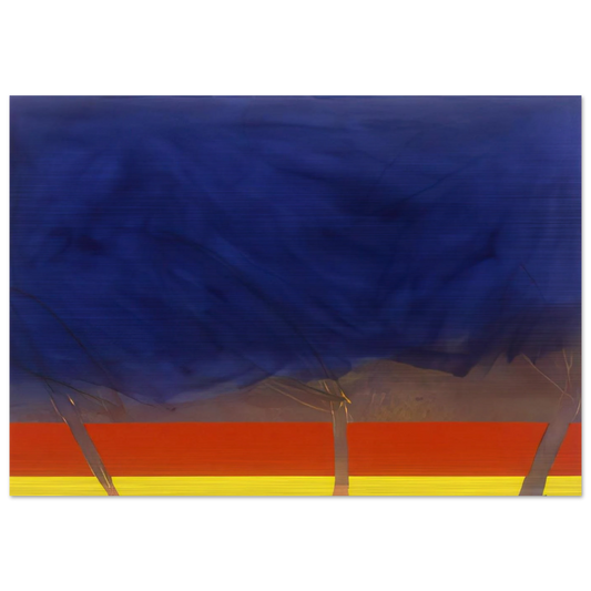 All Night - 1989 - Ronnie Landfield Brushed Aluminum Print - 70x100 cm / 28x40 inches | Ronnie Landfield Aluminum Print | Ronnie Landfield Prints
