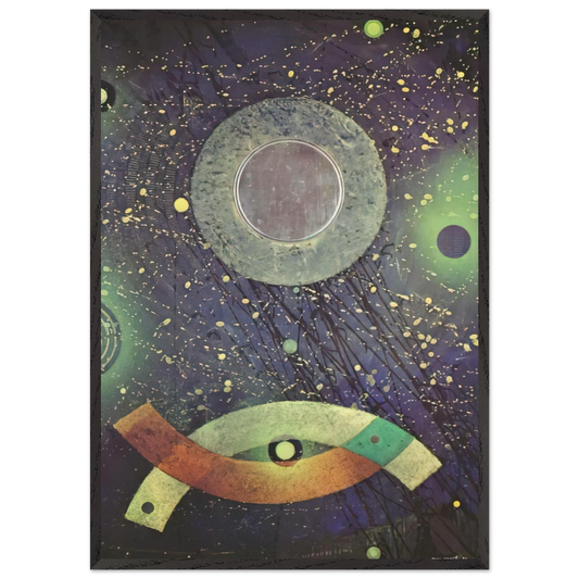 La Derniere Foret - Max Ernst 70x100 cm / 28x40 inches Framed Art Print – Black Wooden Frame