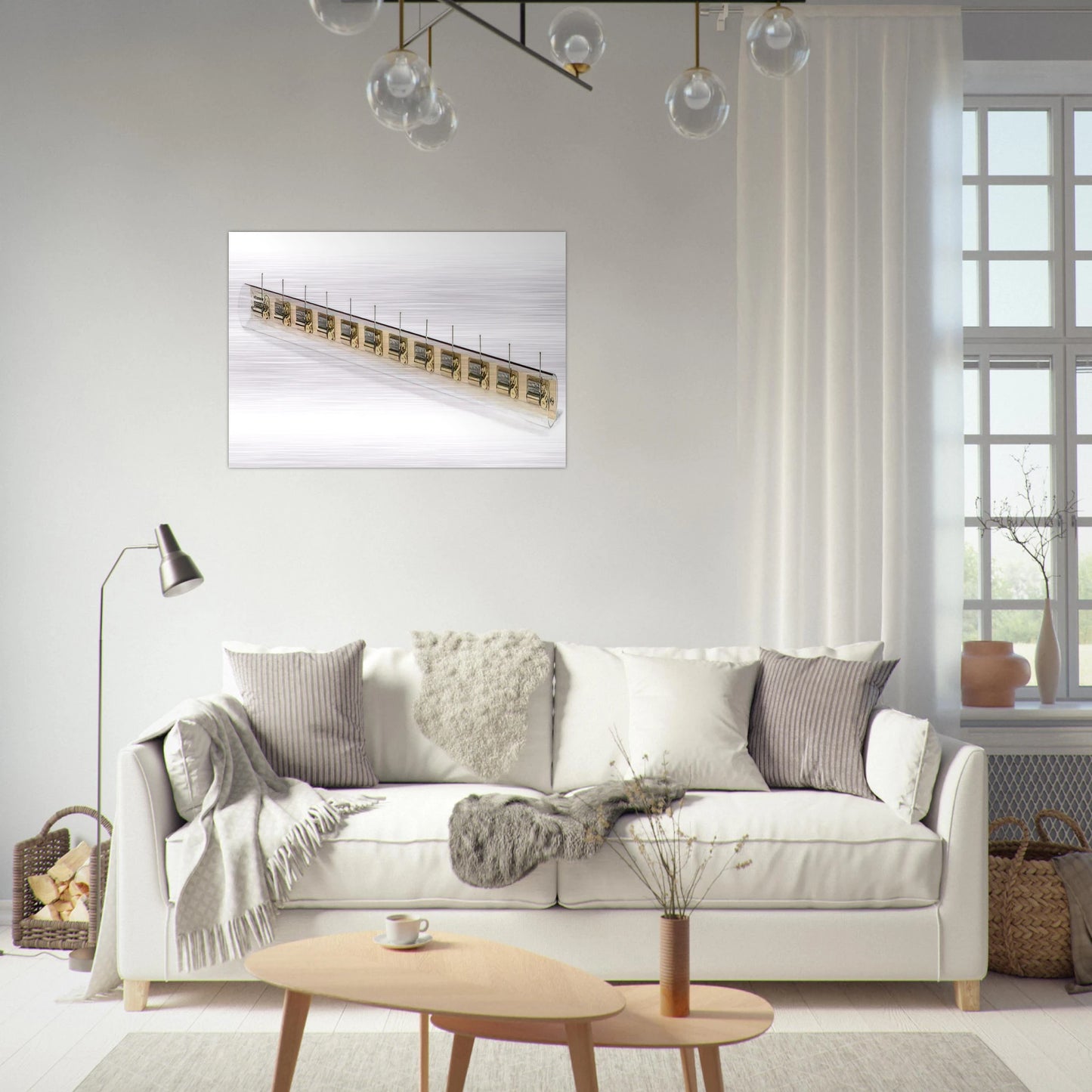 Extended Lullaby - Neo-Dada - John Cage Brushed Aluminum Print - 70x100 cm / 28x40 inches | John Cage Aluminum Print | John Cage Prints