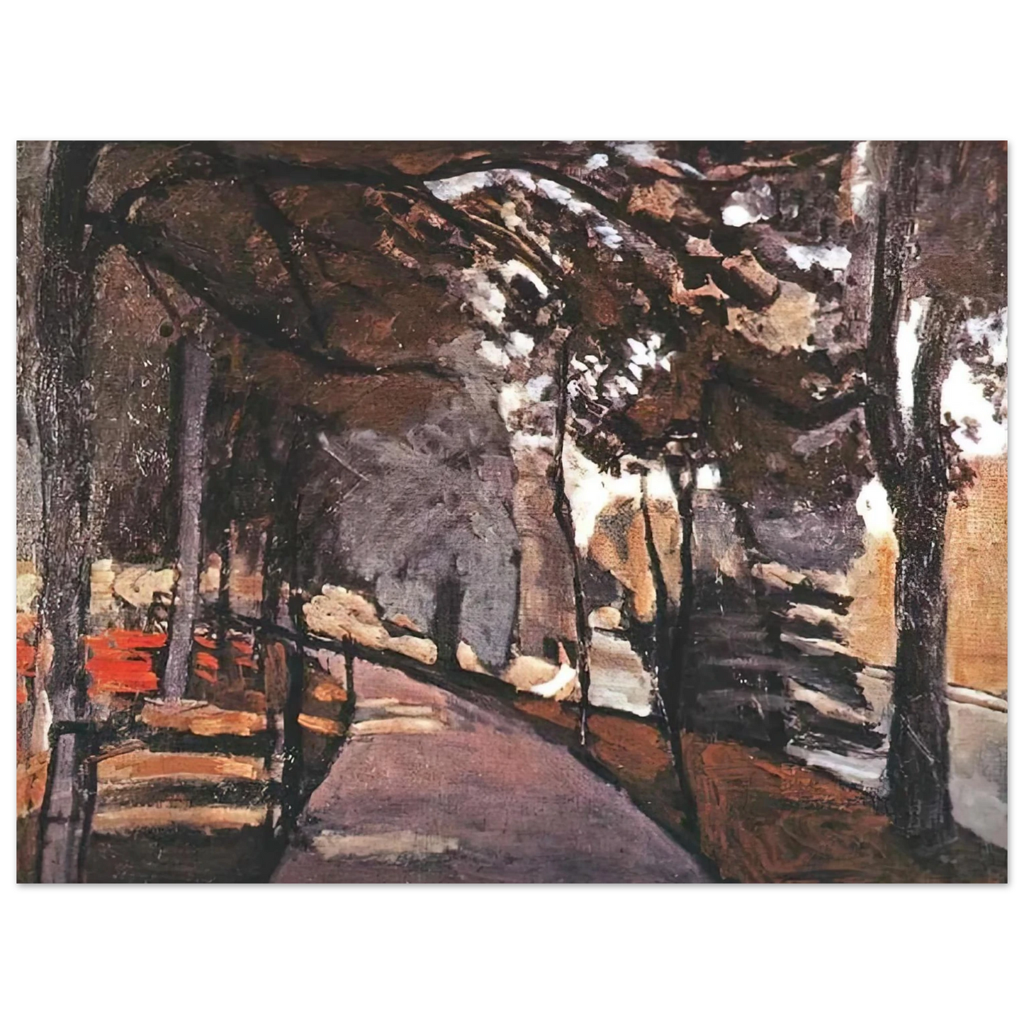 Henri Matisse - THE PATH IN THE BOIS DE BOULOGNE 1903  75x100 cm / 30x40inches Fine Art Poster