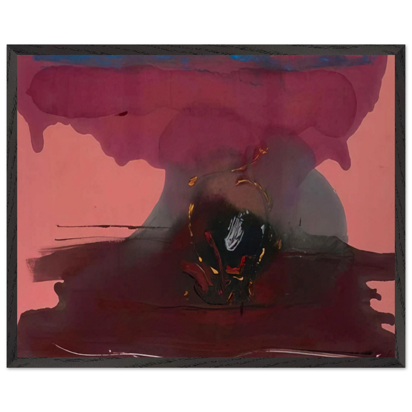 Helen Frankenthaler - Harbinger - 1986 Wall art - 15x20 cm / 6x8 inches - Fine Art Poster-canvas - -
