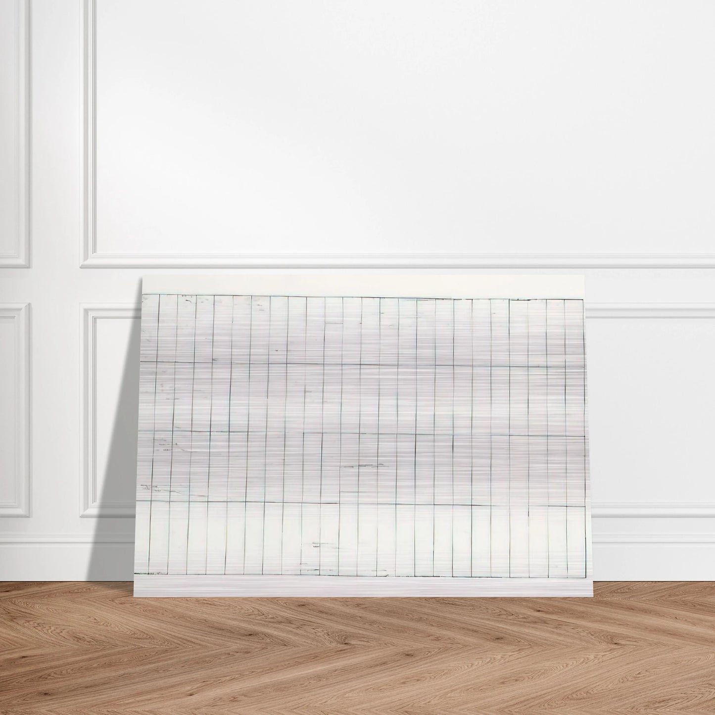 Grid I Lewison 17 - Minimalism - Brice Marden Brushed Aluminum Print - 70x100 cm / 28x40 inches | Brice Marden Aluminum Print | Brice Marden Prints
