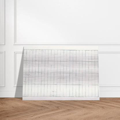 Grid I Lewison 17 - Minimalism - Brice Marden Brushed Aluminum Print - 70x100 cm / 28x40 inches | Brice Marden Aluminum Print | Brice Marden Prints