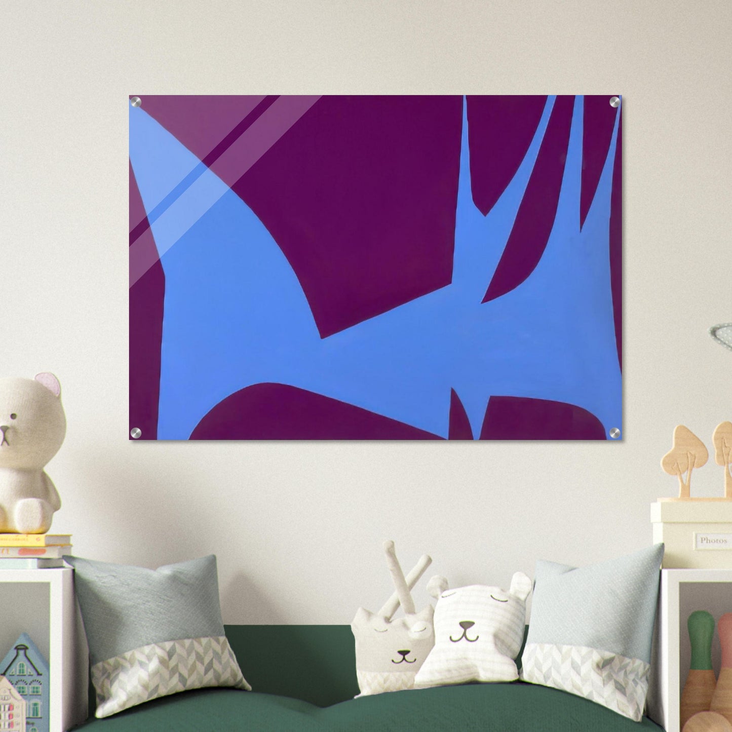 Magical Space Forms - 1951 - Lorser Feitelson Acrylic Print - 70x100 cm / 28x40″ inches