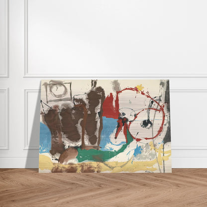 Mother Goose Melody, 1959- - Helen Frankenthaler Brushed Aluminum Print - 70x100 cm / 28x40 inches | Helen Frankenthaler Aluminum Print | Helen Frankenthaler Prints