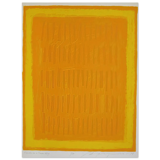 Adja Yunkers - Requiem for a Virgin King - 1974  75x100 cm / 30x40inches Fine Art Poster