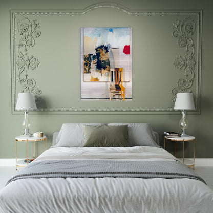 PILGRIM 1960 - Robert Rauschenberg Brushed Aluminum Print - 70x100 cm / 28x40 inches | Robert Rauschenberg Aluminum Print | Robert Rauschenberg Prints