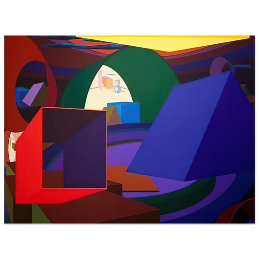 Al Held - Orion II  75x100 cm / 30x40inches Fine Art Poster