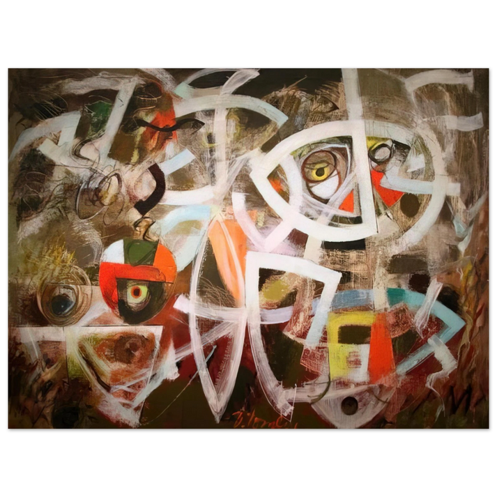 Bradley Walker Tomlin - Maneuver for Position - 1947  75x100 cm / 30x40inches Fine Art Poster