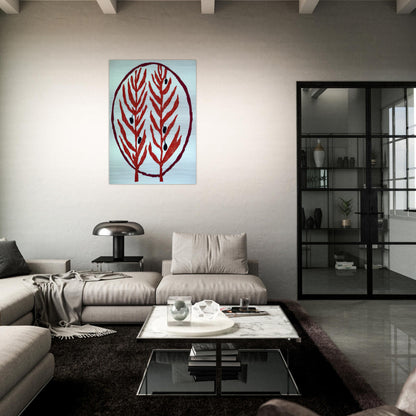 THE OLIVE BRANCH 2004 - Louise Bourgeois Brushed Aluminum Print - 70x100 cm / 28x40 inches | Louise Bourgeois Aluminum Print | Louise Bourgeois Prints