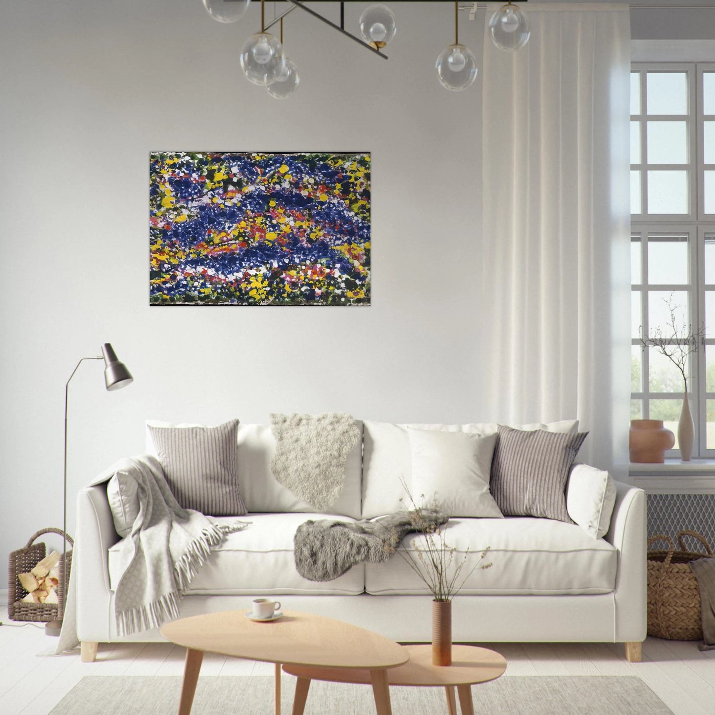 Bird in the Spring - Richard Pousette-Dart Brushed Aluminum Print - 70x100 cm / 28x40 inches | Richard Pousette-Dart Aluminum Print | Richard Pousette-Dart Prints
