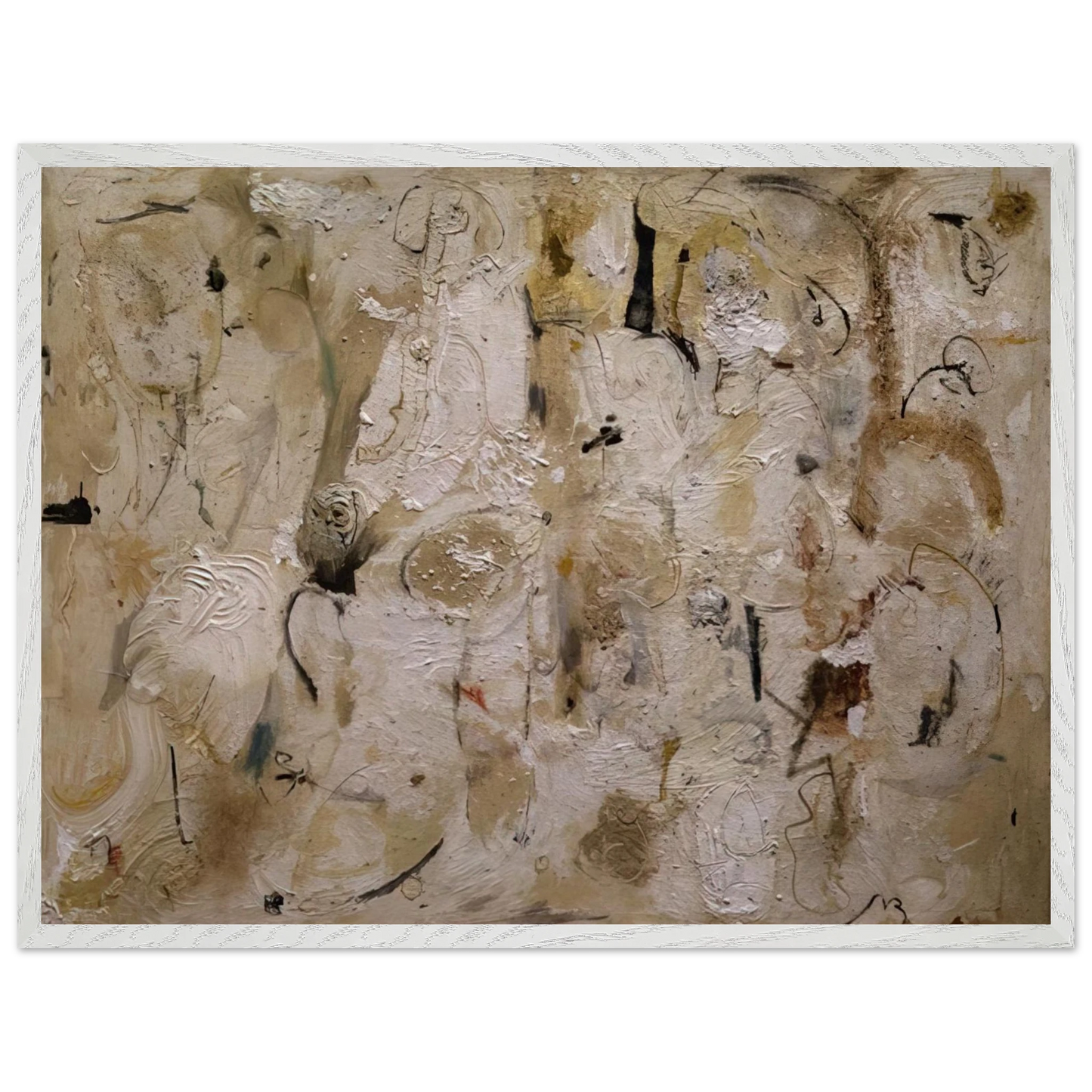 Helen Frankenthaler - Painted on 21st Street - 1951 Wall art - 30x45 cm / 12x18 inches - Fine Art Poster-canvas - -