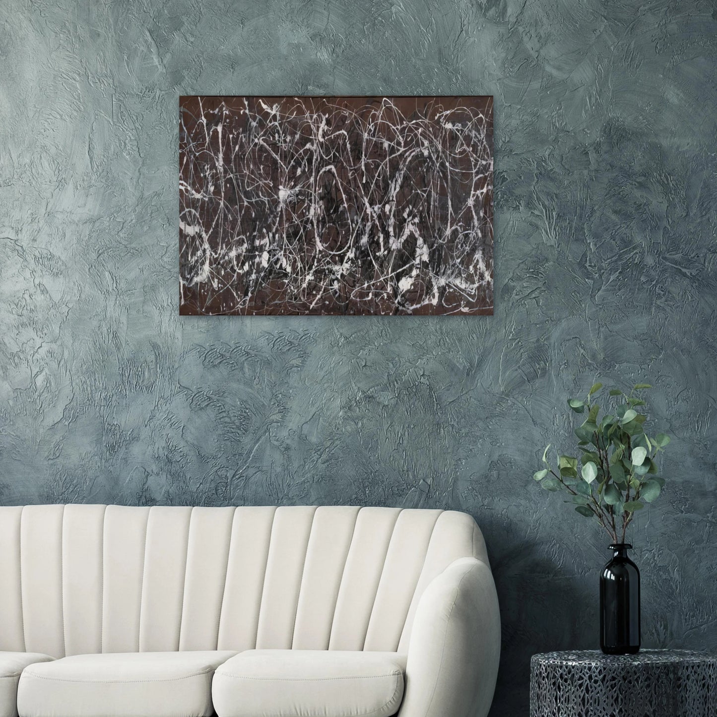 NUMBER 13A ARABESQUE 1948 - Jackson Pollock Brushed Aluminum Print - 70x100 cm / 28x40 inches | Jackson Pollock Aluminum Print | Jackson Pollock Prints