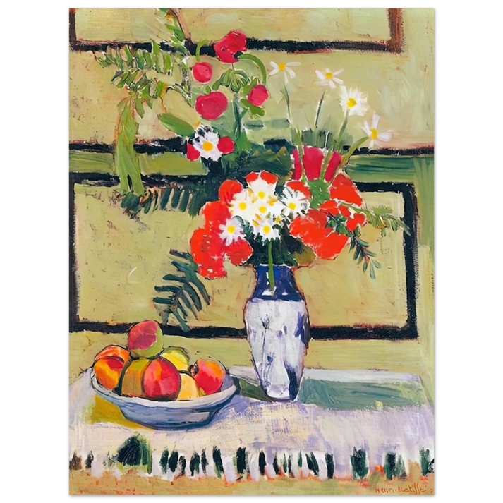 Henri Matisse - FLOWERS AND FRUIT 1909  75x100 cm / 30x40inches Fine Art Poster