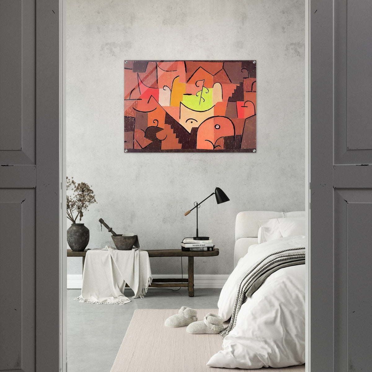 STAGE LANDSCAPE 1922 - Paul Klee Acrylic Print - 70x100 cm / 28x40″ inches | Paul Klee Wall Art | Paul Klee Prints