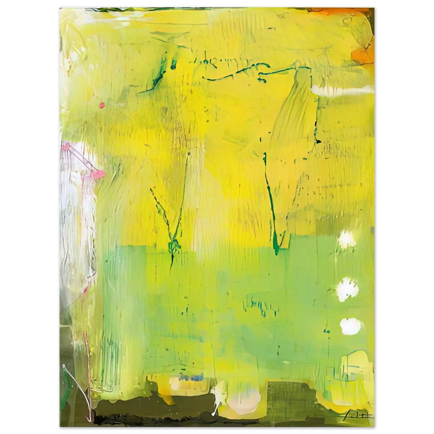 Helen Frankenthaler - The RakeÃ¢â‚¬â„¢s Progress, 1991- Wall Art - 60x80 cm / 24x32 inches - Fine Art Poster-canvas - -