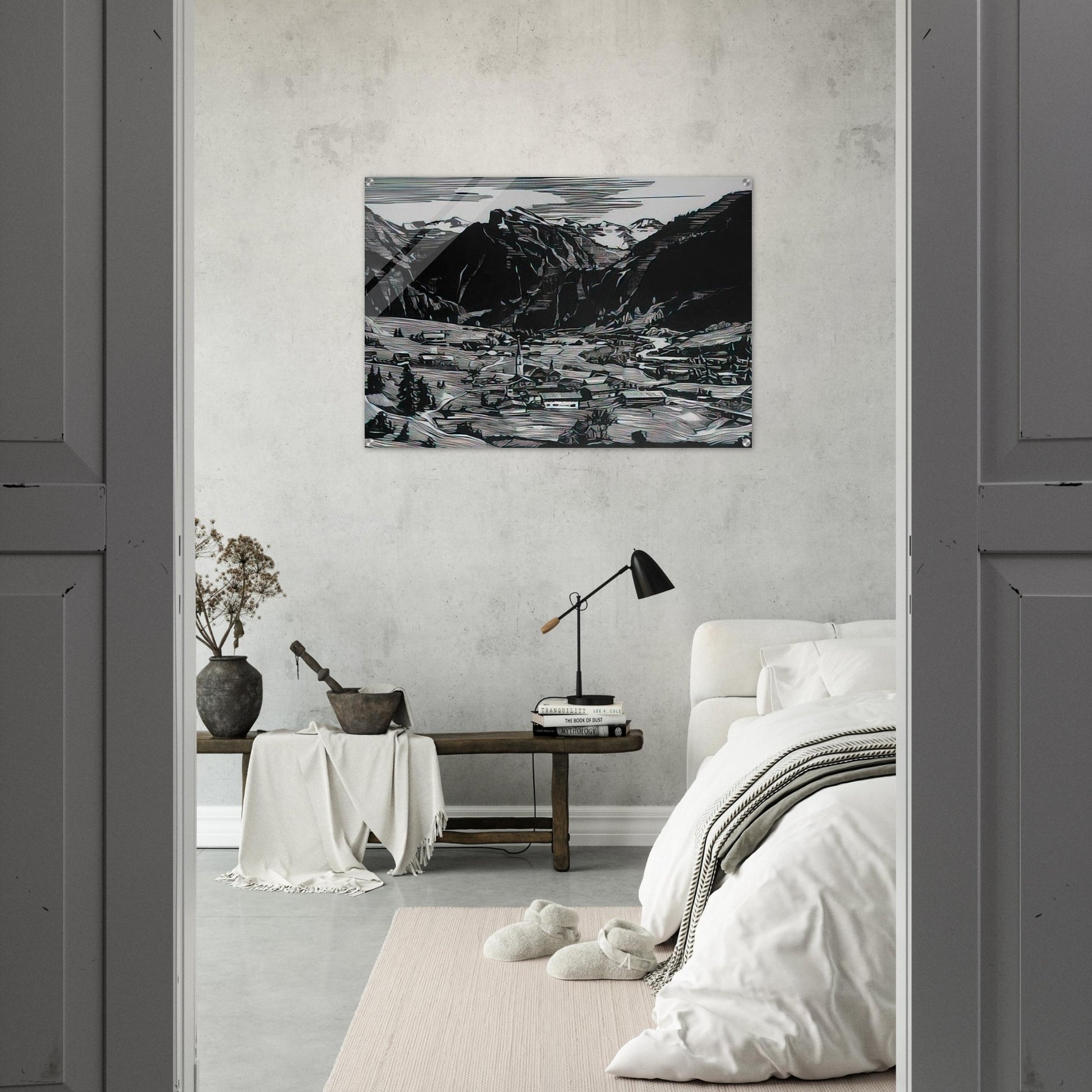 Hinterstein - Expressionism - Konrad Zuse Acrylic Print - 70x100 cm / 28x40″ inches | Konrad Zuse Wall Art | Konrad Zuse Prints