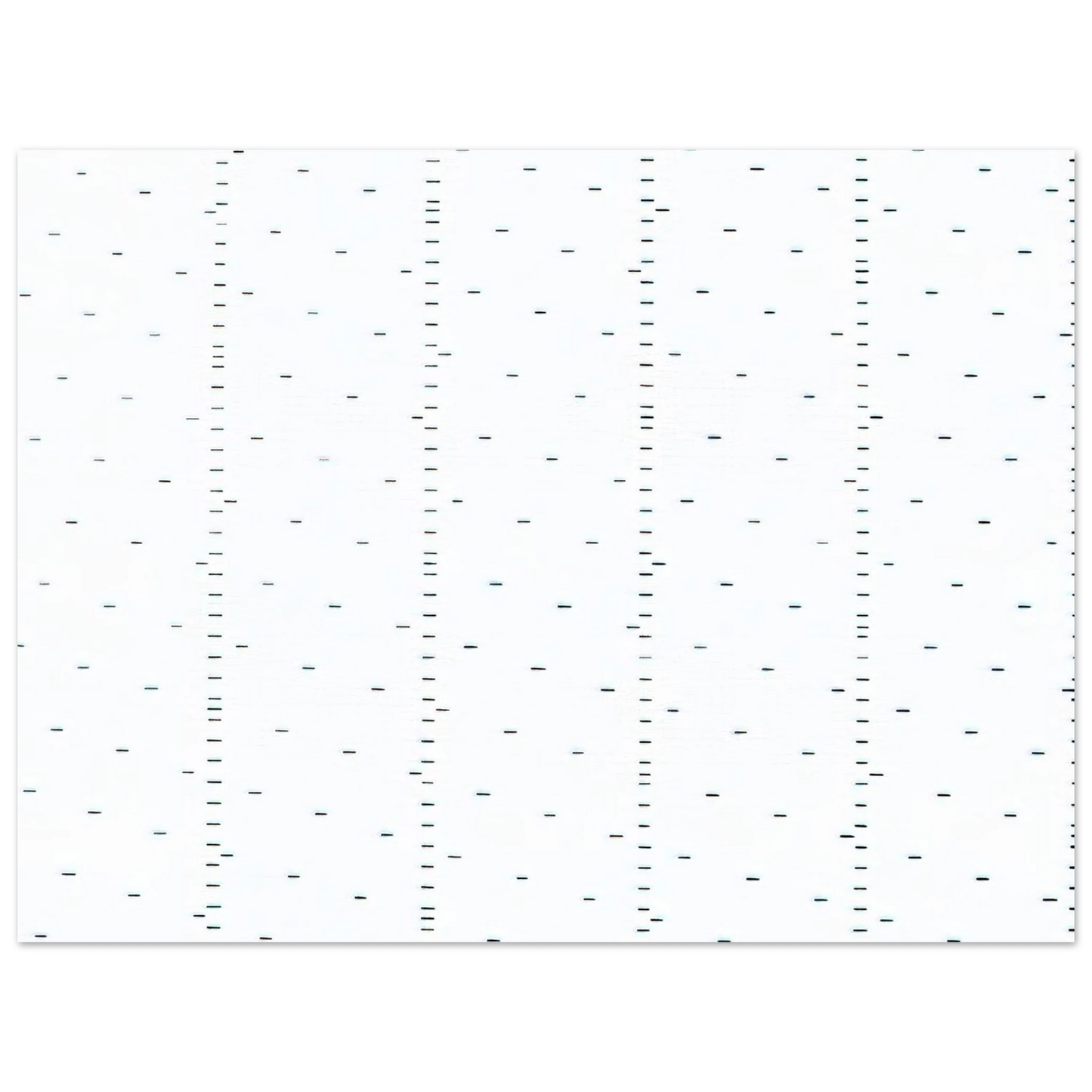 Francois Morellet - Every 15 cms, every 16 cms dash of one cm long - 1974  75x100 cm / 30x40inches Fine Art Poster