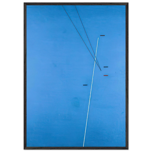Untitled - 1950 N6 - Tomas Maldonado 70x100 cm / 28x40 inches Framed Art Print – Black Wooden Frame