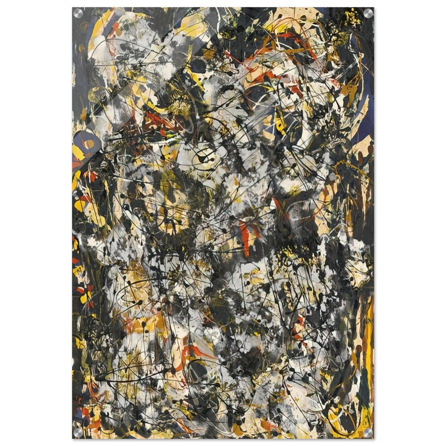 NUMBER 4 1951 - Jackson Pollock Acrylic Print - 70x100 cm / 28x40″ inches