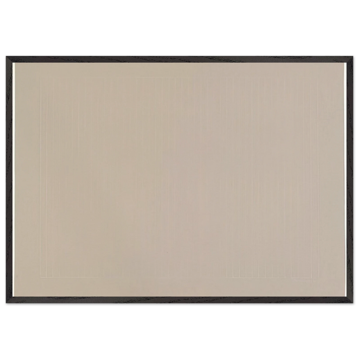 Untitled - 1972 N4 - Gene Davis 70x100 cm / 28x40 inches Framed Art Print – Black Wooden Frame