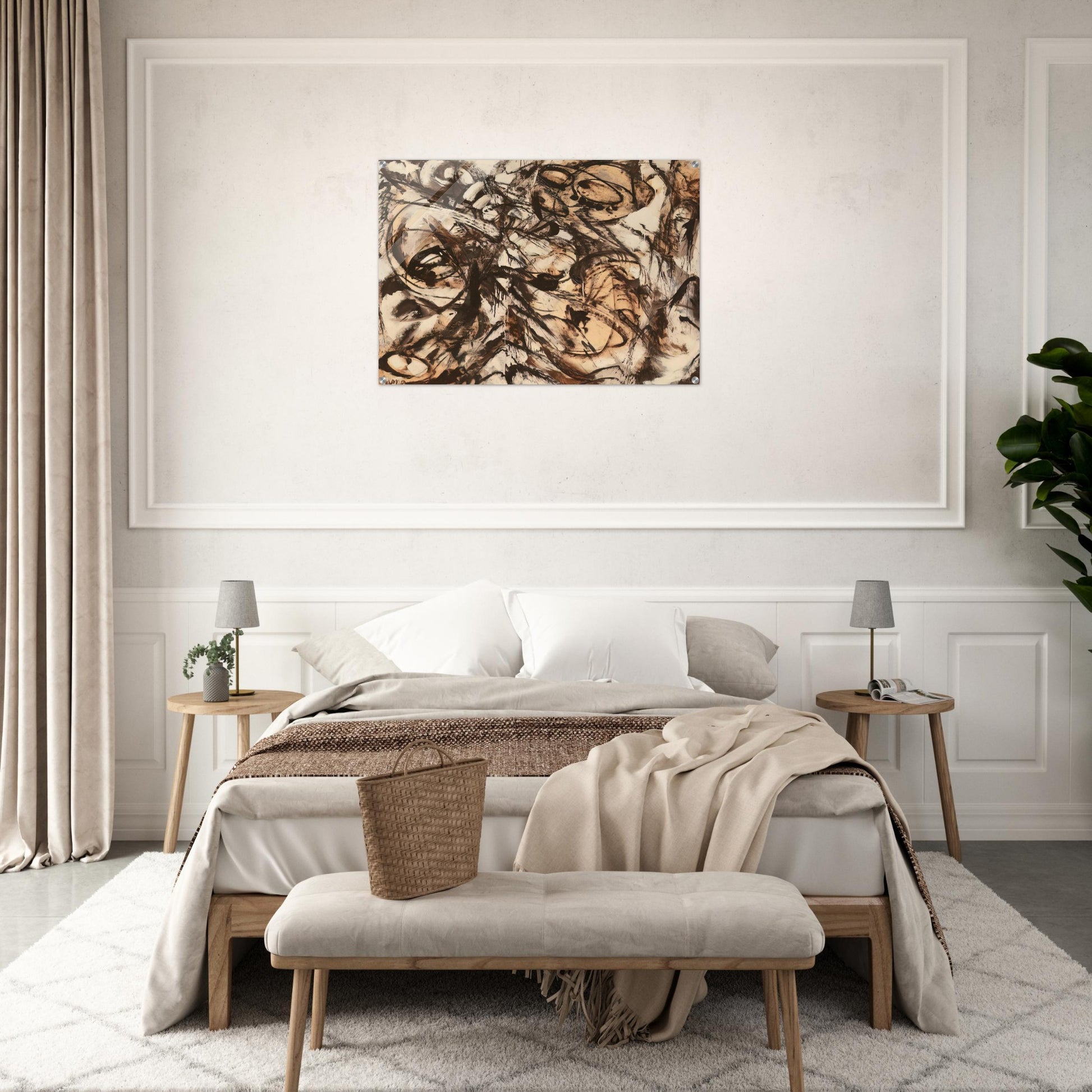 The Guardian - Lee Krasner Acrylic Print - 70x100 cm / 28x40″ inches | Lee Krasner Wall Art | Lee Krasner Prints