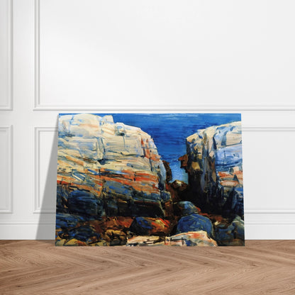 The Gorge, Appledore - Childe Hassam Brushed Aluminum Print - 70x100 cm / 28x40 inches | Childe Hassam Aluminum Print | Childe Hassam Prints