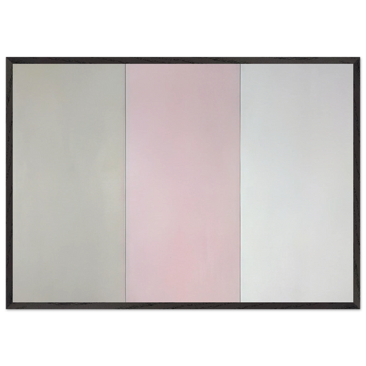 Grand Street - 1969 - Brice Marden 70x100 cm / 28x40 inches Framed Art Print – Black Wooden Frame